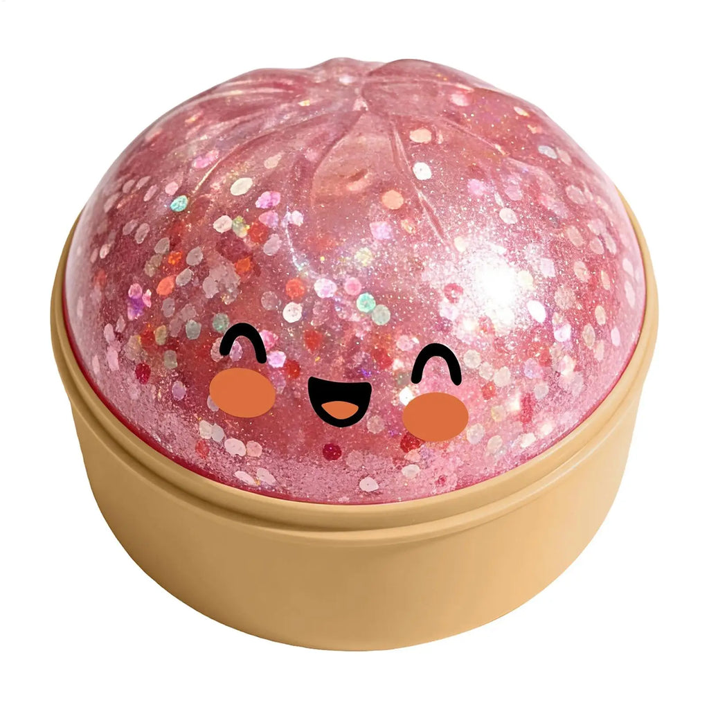Colorful Bun Sensory Balls Giant Rainbow Dumpling-Shaped Stress-Relieving Ball Rare Pink Glittering Dumpling Soft Squeeze Toy