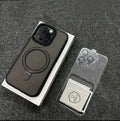 Metal Ring Stand Matte Magnetic Case for Magsafe IPhone