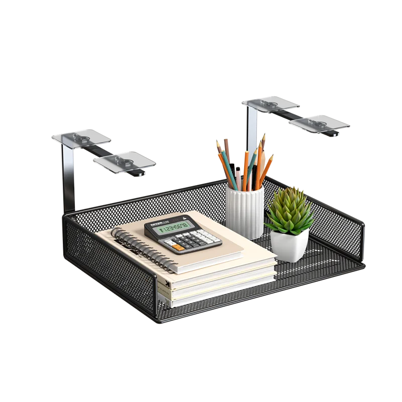 Clamp-On Under Desk Drawer Organizer