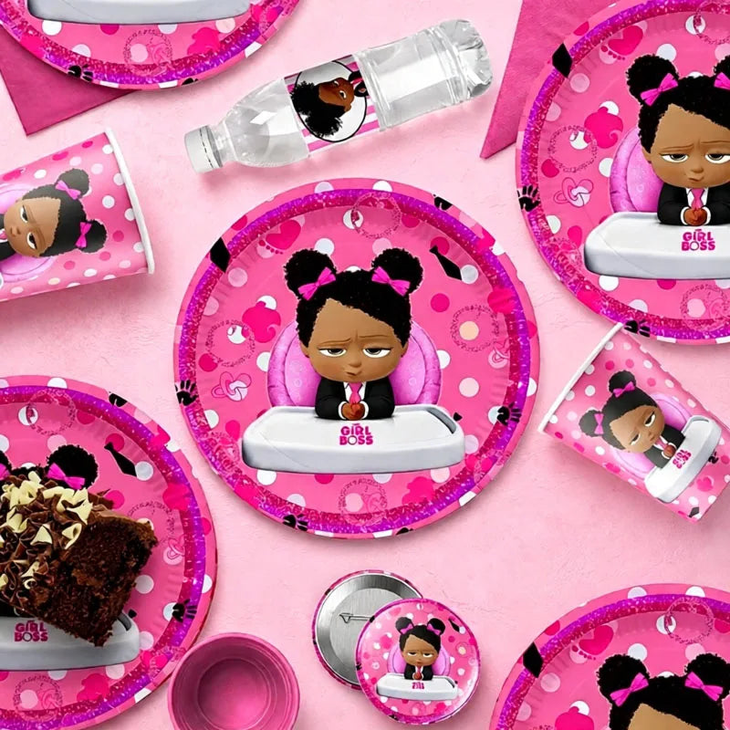 Boss Baby Birthday Party Decorations Supplies Girl Boss Baby