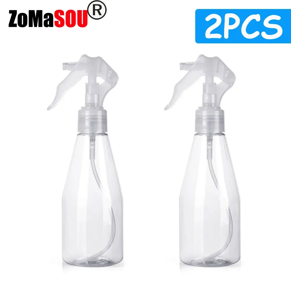 1-9 Pcs Top Refillable Trigger Sprayer 200ml Plastic Spray Bottle Clear Empty Spray Bottles Atomizer Gardening Kitchen Hair Care