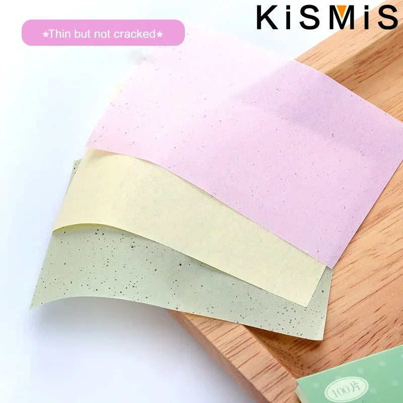 100 Sheets Oil Blotting Paper for Face Absorbs Excess Shine and Oil Portable Matte Facial Tissues for Oily Skin Care