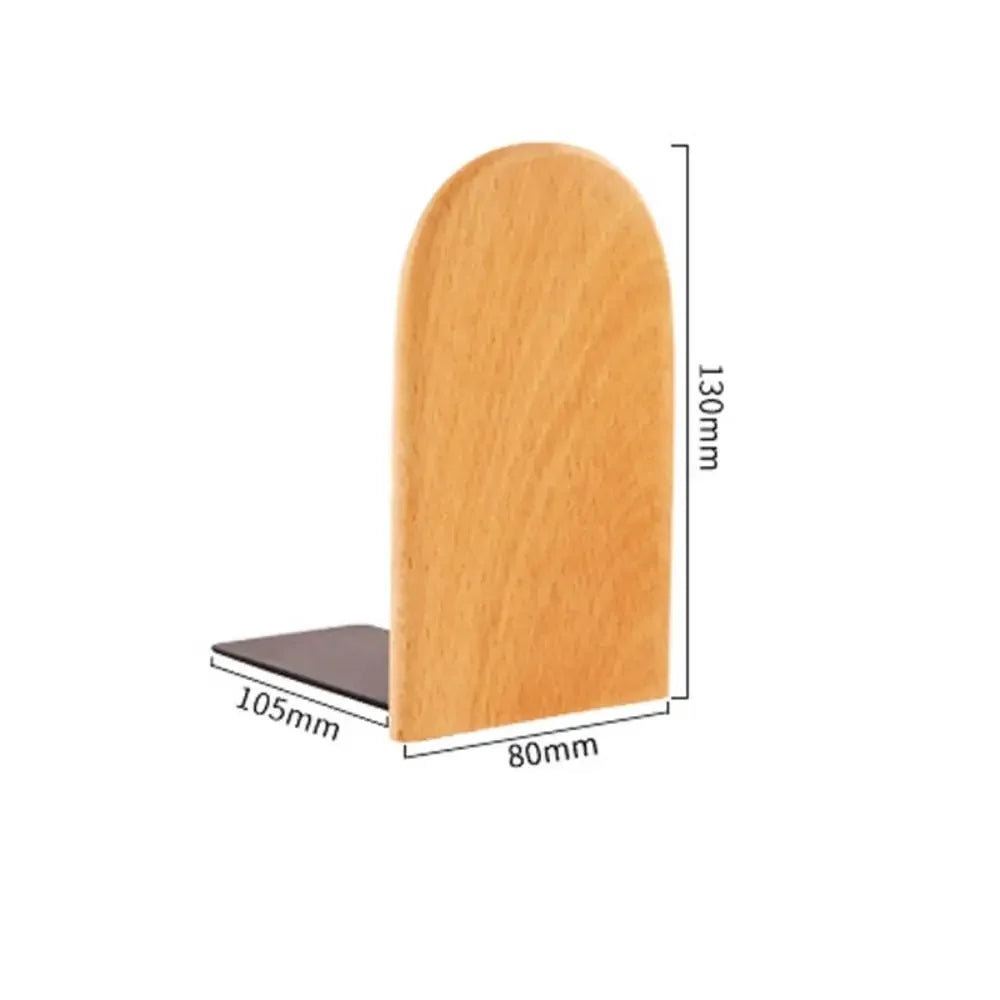 Display Holder Nature Wooden Bookends Beech Walnut INS Desktop Bookshelf Simple Desk Organizer Book Support Rack Minimalism