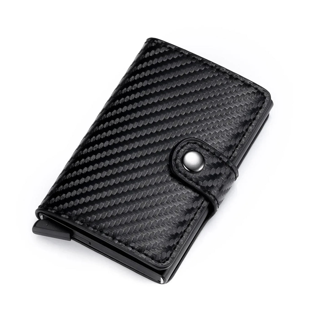 Rfid Visit Credit Card Holder Storage Luxury Small Smart Wallet Metal Business Cardholder Case Women Minimalist Walet for Men