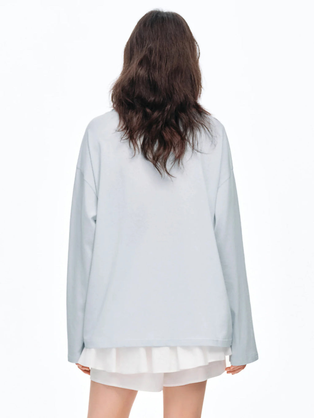 DUSHU Knitted Shawl Long-Sleeved T-Shirt 2026 Summer New Casual Two-Piece Set Letter Printed Leisure Chic Korean Trendy
