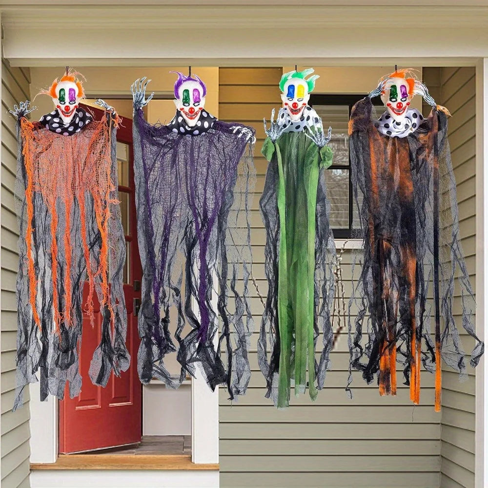29 inch Hanging Clown Halloween Decorations Outdoor Props Front
