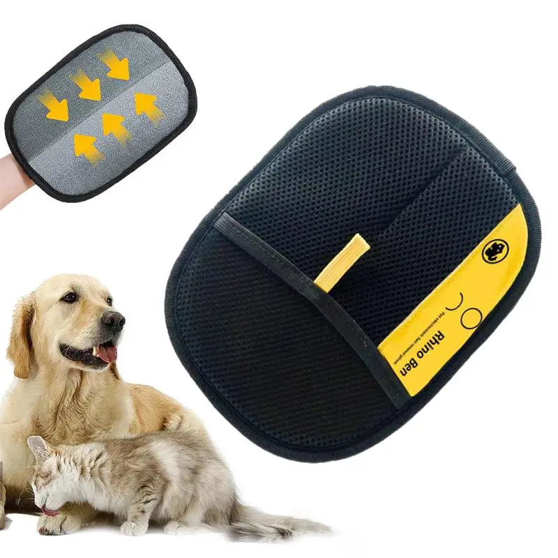Pet Electrostatic Hair Removal Gloves Dog Cat Hair Removal Brush Gloves Hair Adhesive Gloves Carpet Clothing Hair Cleaning Brush