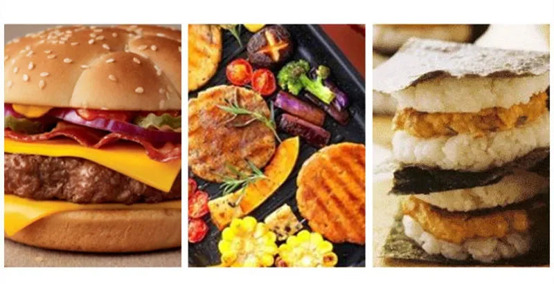 Hamburger Patty Maker Press Non-Stick No Deformation Manual Round Rice Ball Durable Portable Convenient Kitchen Beef BBQ Tools