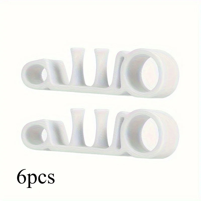 New Gel Toe Separators for Men & Women, Silicone Toe Spacer Pads, Big Toe Spreaders Splint with, Foot Care Tools Toe Care