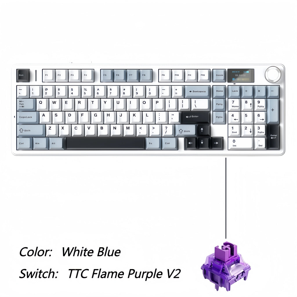 AULA F99 MAX Wireless Mechanical Gaming Keyboard Custom Software &