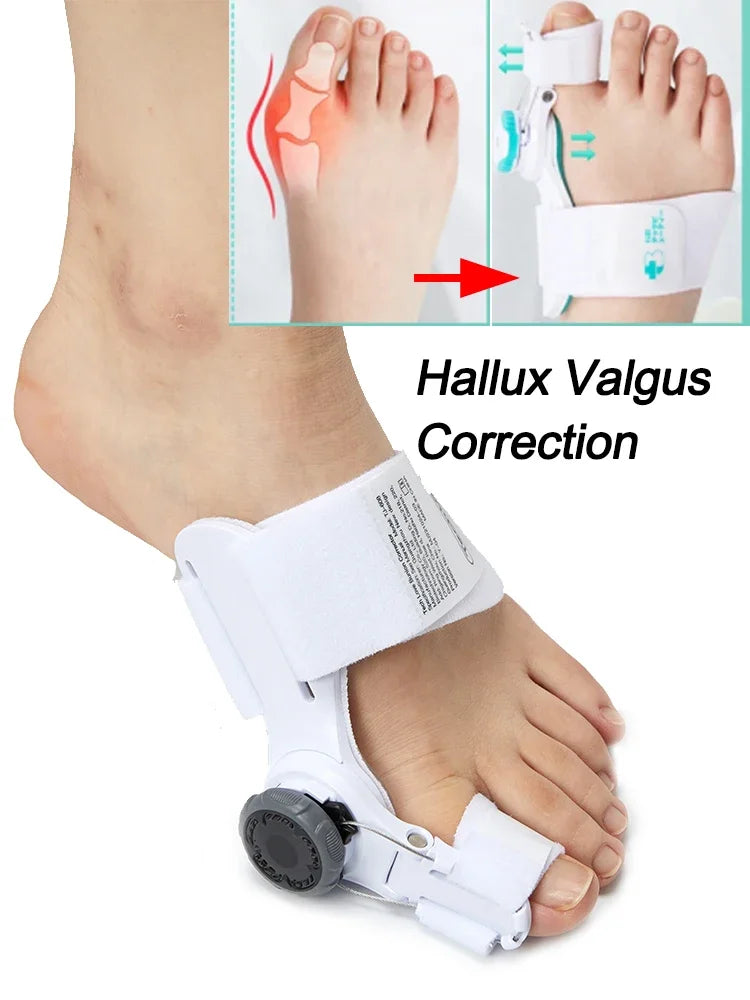 1pc Bunion Splint Big Toe Straightener Hallux Valgus Correction Orthotics Foot Bone Thumb Adjuster Correction Pedicure brace