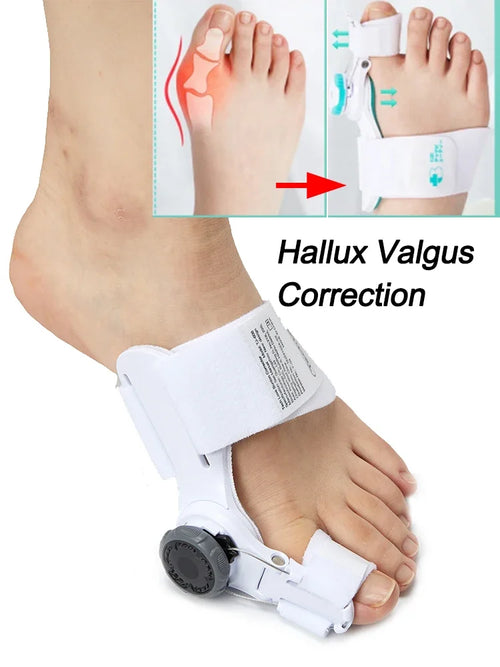 1pc Bunion Splint Big Toe Straightener Hallux Valgus Correction Orthotics Foot Bone Thumb Adjuster Correction Pedicure brace