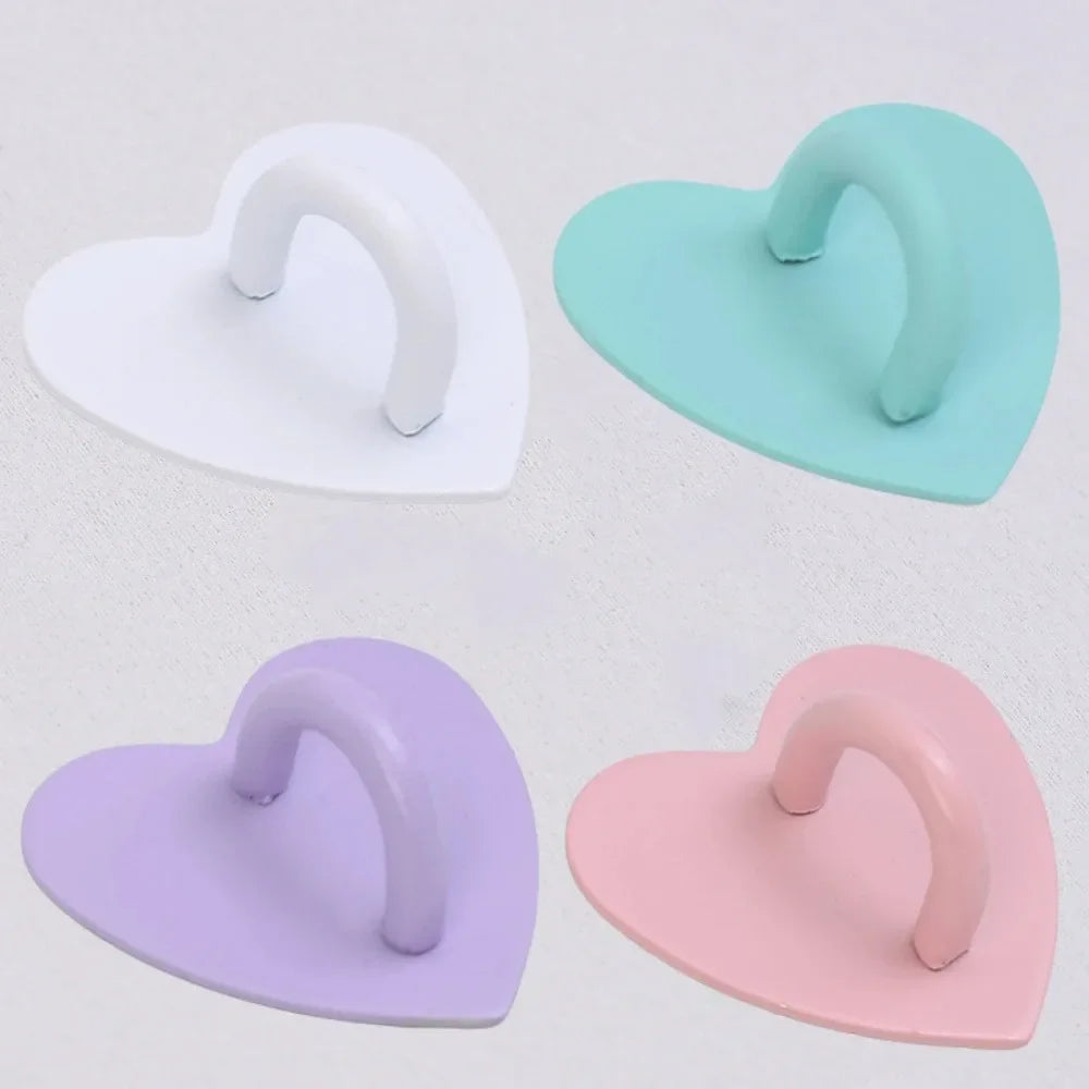Adhesive Metal Heart Phone Charm Holder Mobile Phone Case