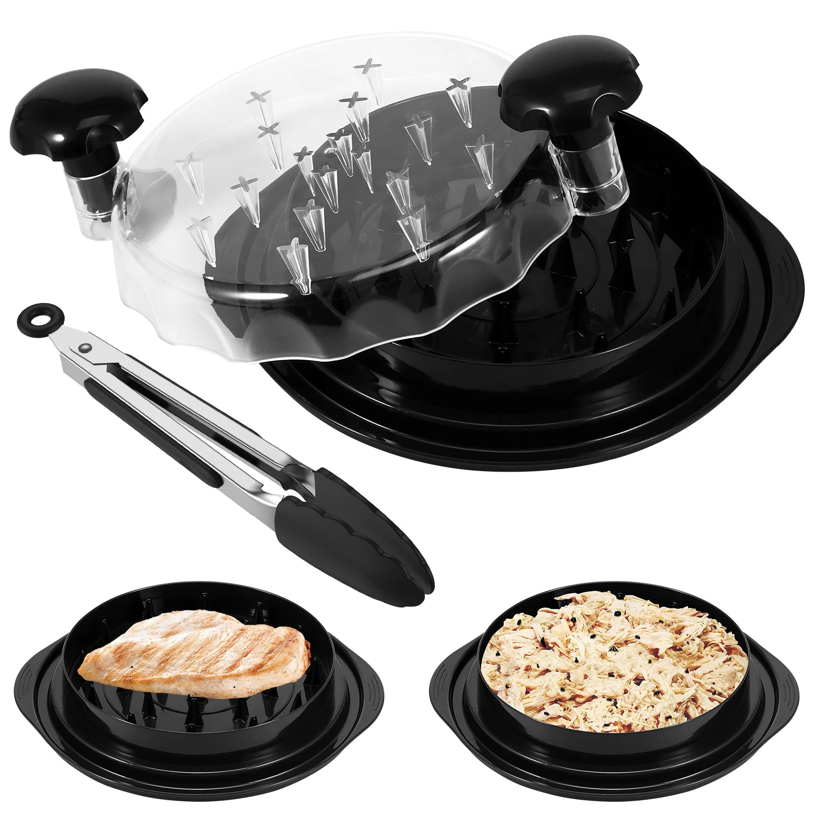 Chicken Shredder Non-Slip Meat Grinders for Pork Beef Cooked Chicken Breasts Vegetable Kitchen Tool Ergonomic Handle Shredder