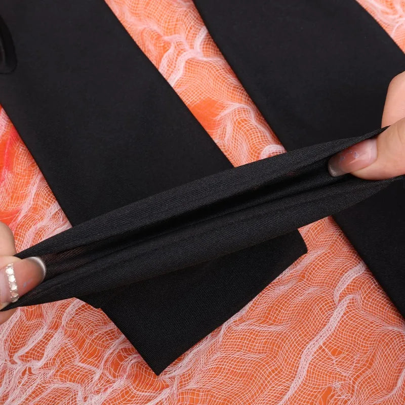 5/1pair Scary Long Nails Gloves Halloween Cosplay Ghost Claw Black Nails Finger Gloves Arm Sleeves Party Costumes Props Supplies