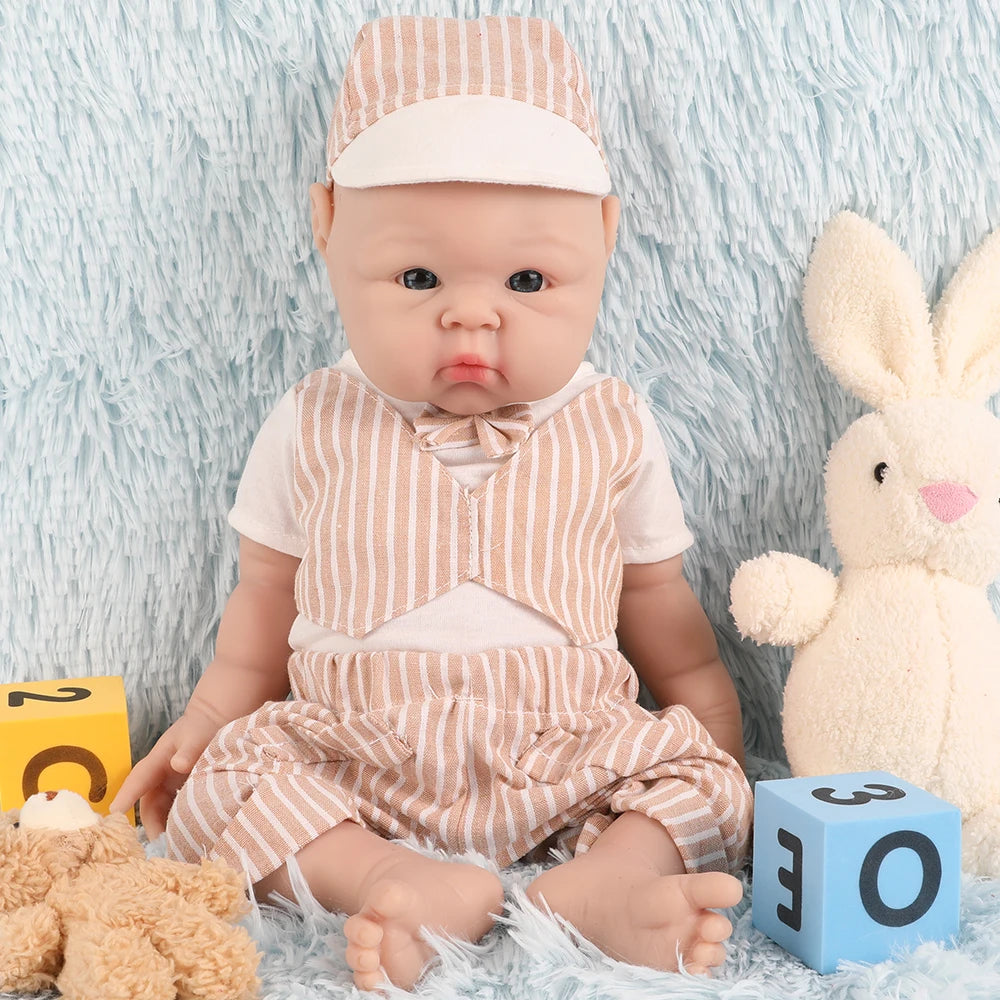 IVITA WB1525 47cm 3298g Silicone Reborn Baby Doll Realistic