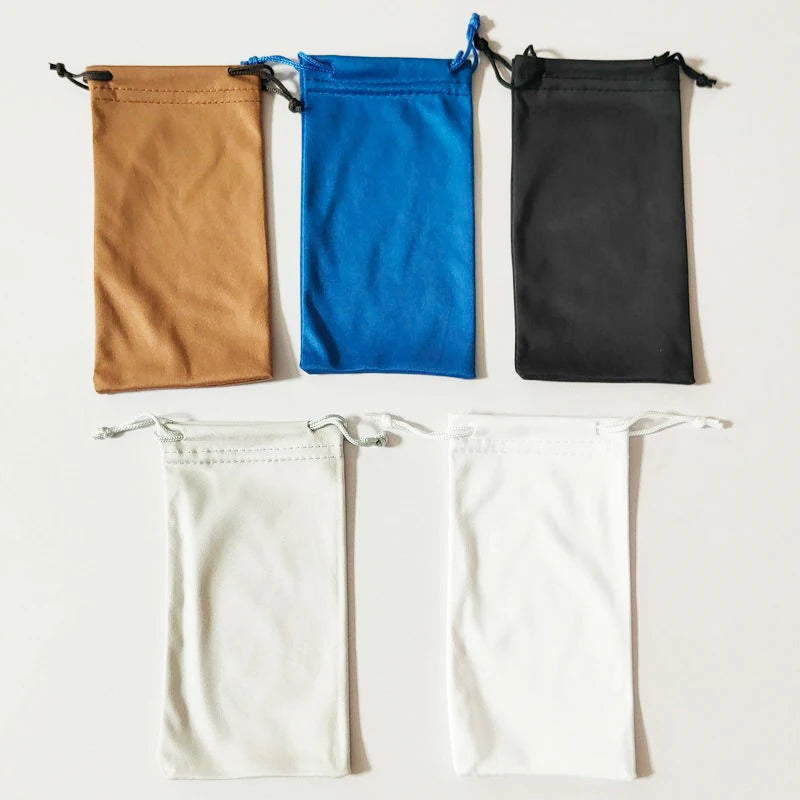 Microfiber Eyeglasses Bag Sun Bag Portable Cloth Bag Sunglasses Sunglasses Bag Simple Loading Glasses Storage Bag