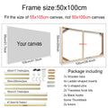 45x95 50x100cm Canvas Frame Wooden Frames Wooden Photo Oil Painting Canvas Diamond Painting Frames Canvas Wood Wall Frame