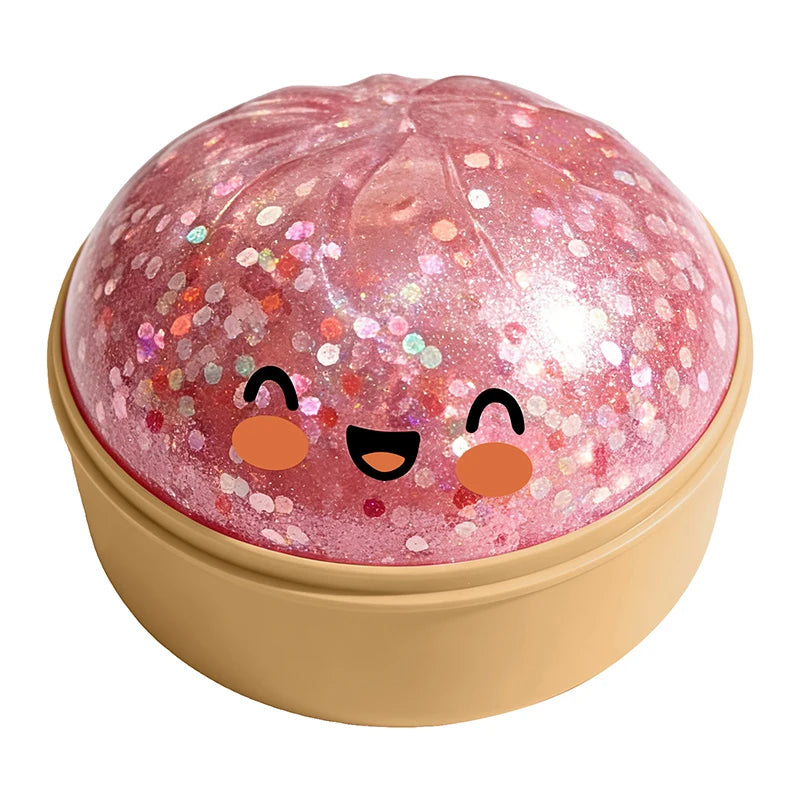 Soft Steamed Buns Pinch Simulation Steamed Bread Desktop Decompression Ornaments Office Relaxation And Pressure Relief Pinch