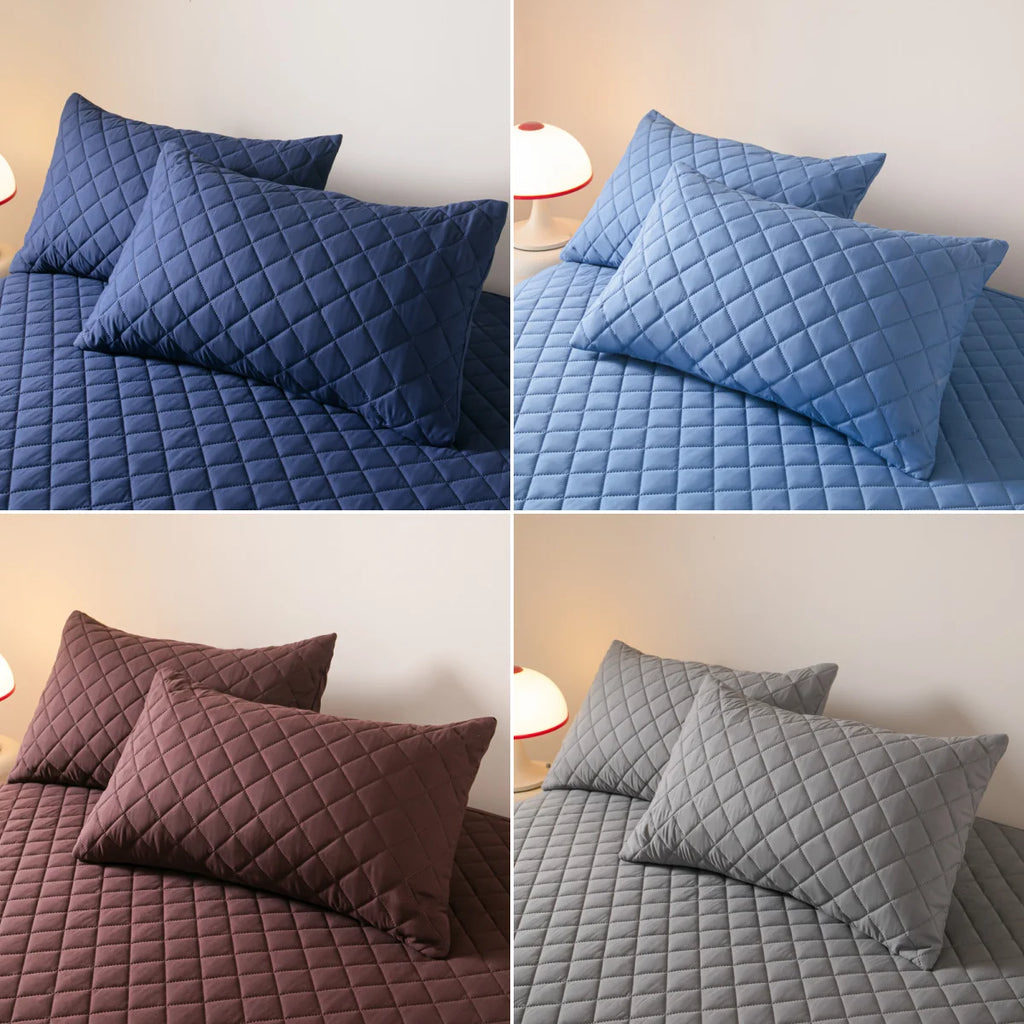 Waterproof Pillowcase, Excluding Pillows 3 Types of Jacquard 48x74cm Pillowcase for Bedroom,Pillow Cover for Home