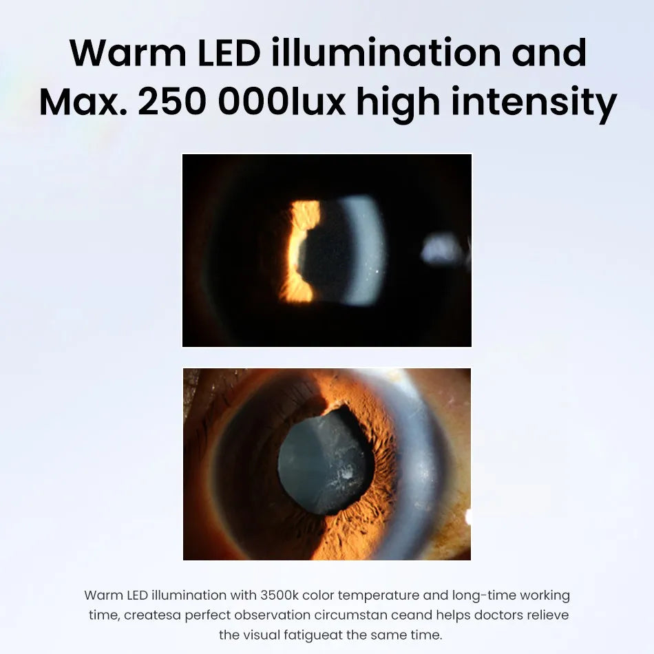 China Most Advanced Ophthalmic Portable Slit Lamp With Low