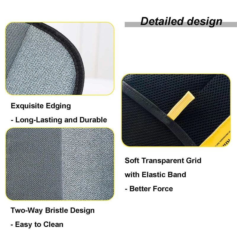 Pet Electrostatic Hair Removal Gloves Dog Cat Hair Removal Brush Gloves Hair Adhesive Gloves Carpet Clothing Hair Cleaning Brush