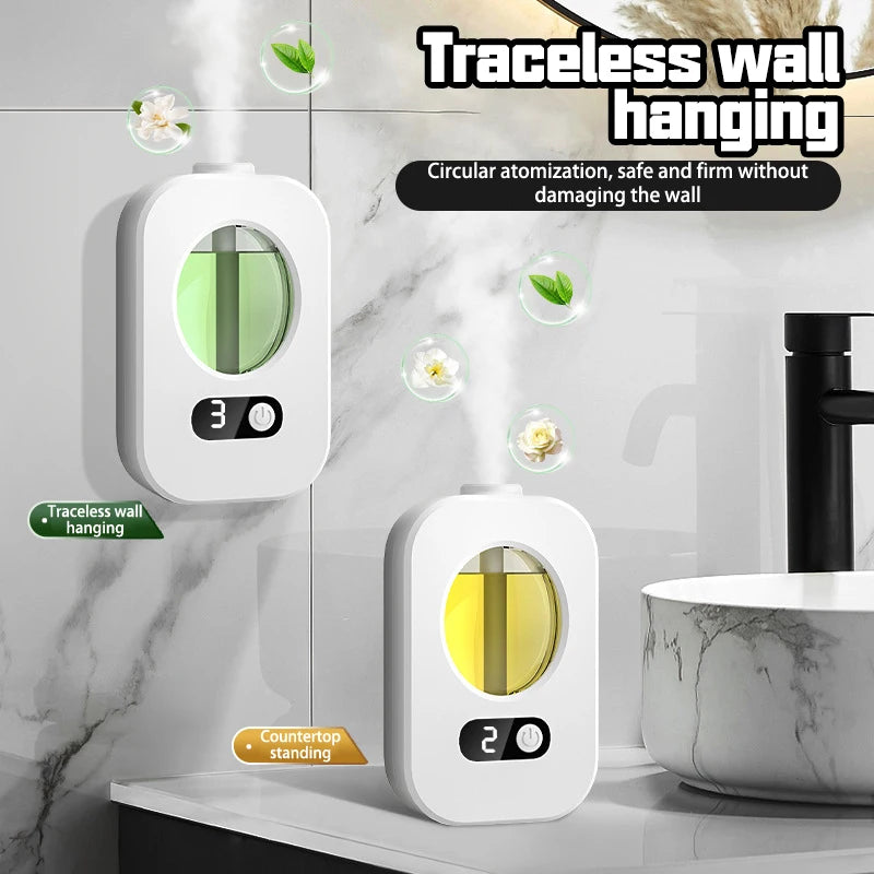Automatic Diffuser Aromatherapy Machine Air Fragrance Air Freshener Toilet Bathroom Aroma Essential Oil Dispenser Humidifier