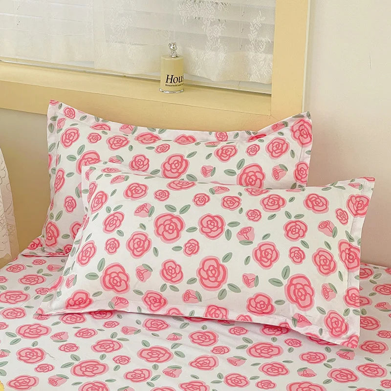 MissDeer Pillow Cover 2pcs Pillowcase 48x74cm Pillow Sham for Home Bed