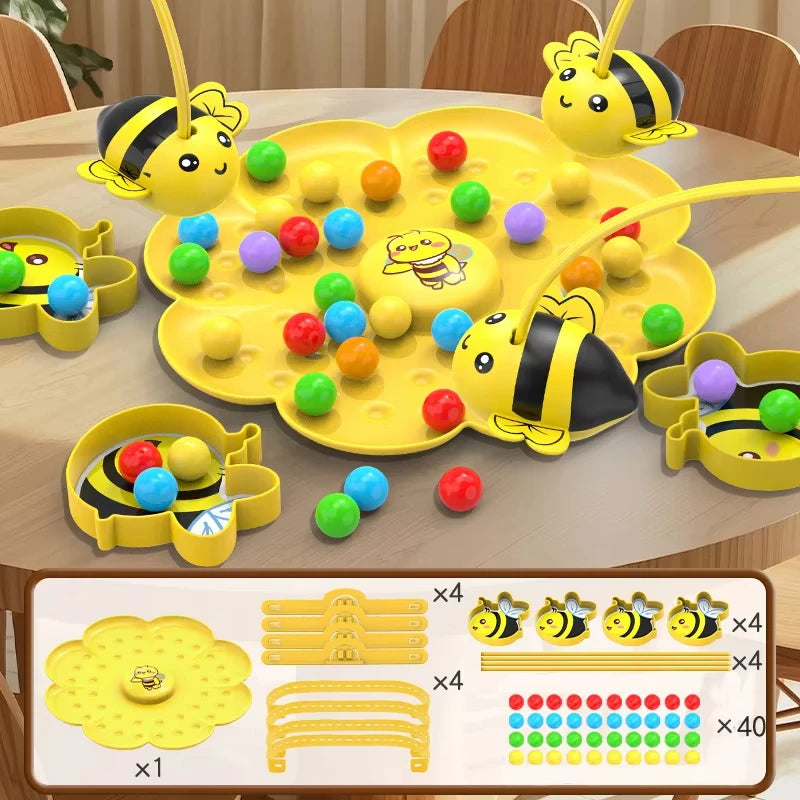 Bumble Bee Magnetic Toy Funny Family Board Games Montessori