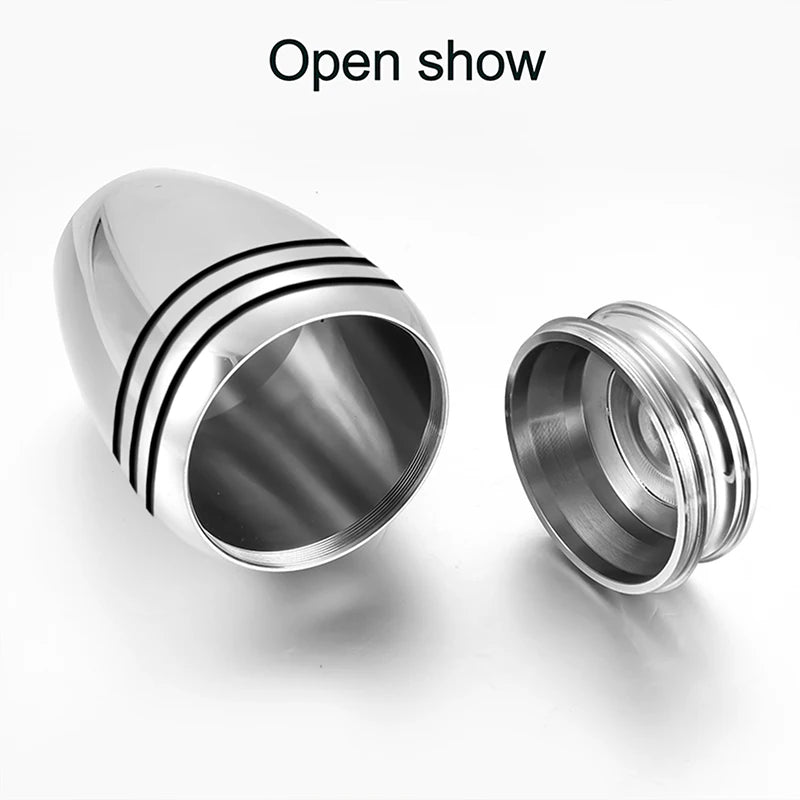 Silver Beautiful Small Mini Keepsake Urn for Human or Pet Ashes, Set of 4, Hard Metal Cremation Urns, Mini Funeral Urns