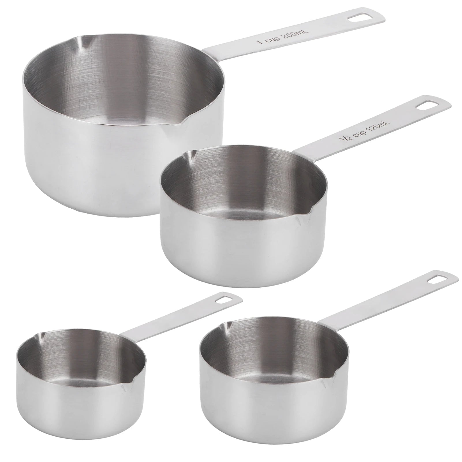 Baking Measuring Spoon 304 Stainless Steel Measuring Cup Scoop with Scales Kitchen Supplies Baking Measuring Spoon Measuring Cup