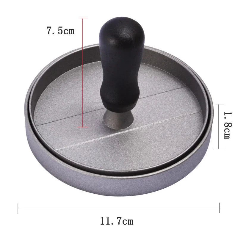 Hamburger Patty Maker Press Non-Stick No Deformation Manual Round Rice Ball Durable Portable Convenient Kitchen Beef BBQ Tools
