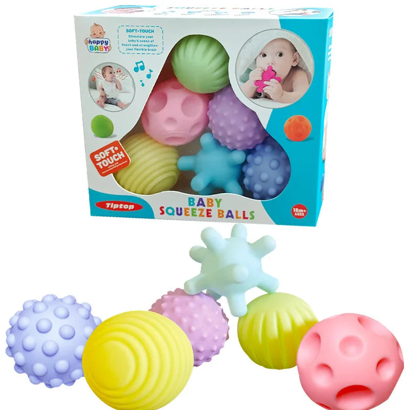 Textured Multi Ball Set Develop Tactile Senses Toy Baby