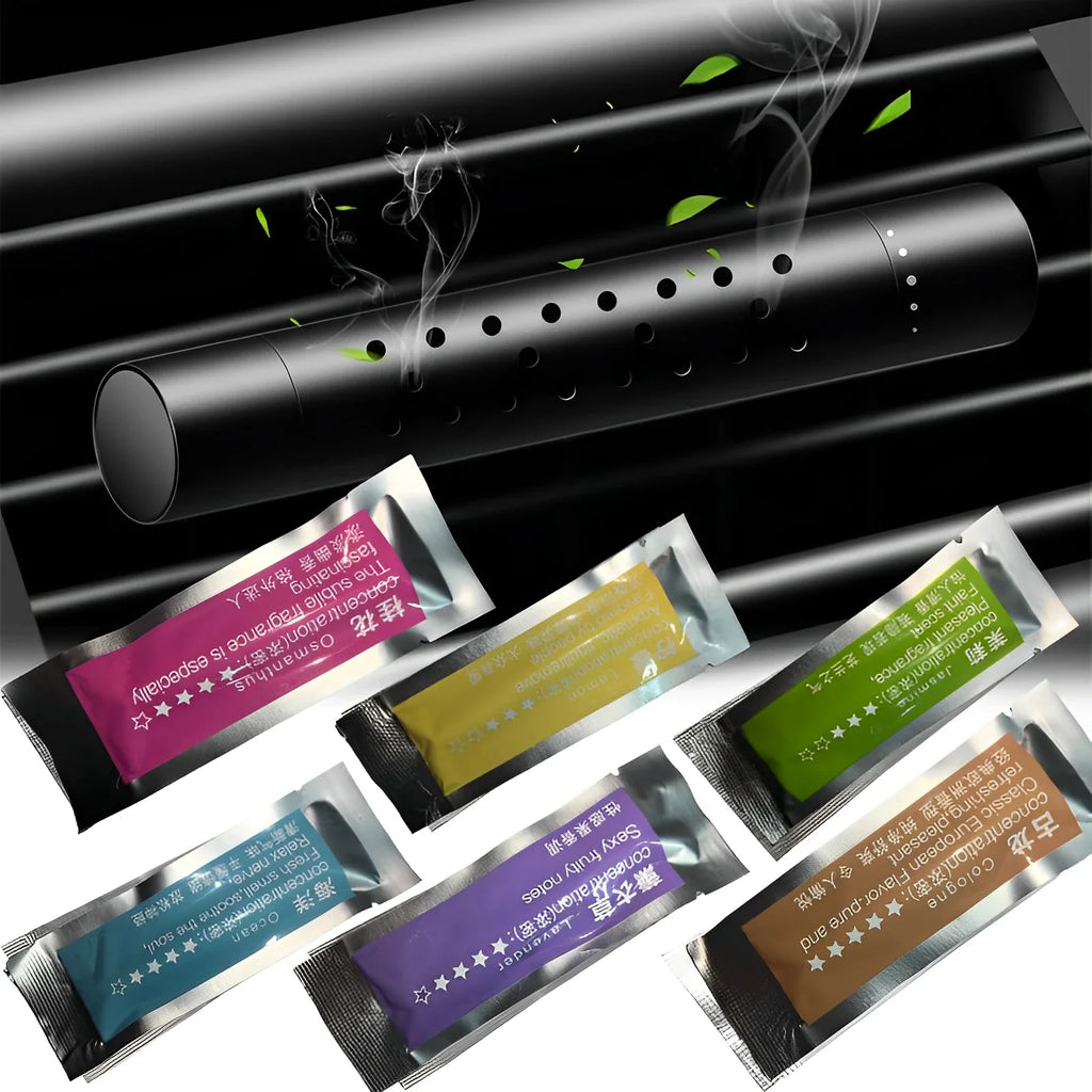 Car Air Freshener Replacement Outlet Car Air Conditioner Vent Clip Solid Perfume Stick Auto Office Kitchen Aroma Diffuser