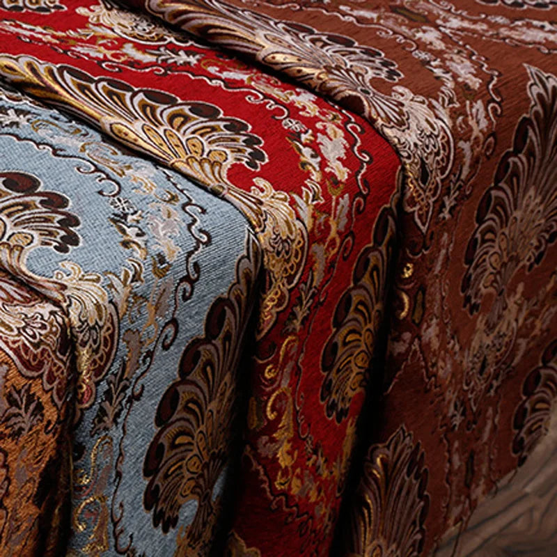Jacquard Chenille Sofa Fabric European Style High Precision for Upholstery Home Decor Drapery Covers By Meters