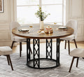 Tribesigns Round Dining Table for 4-6 People