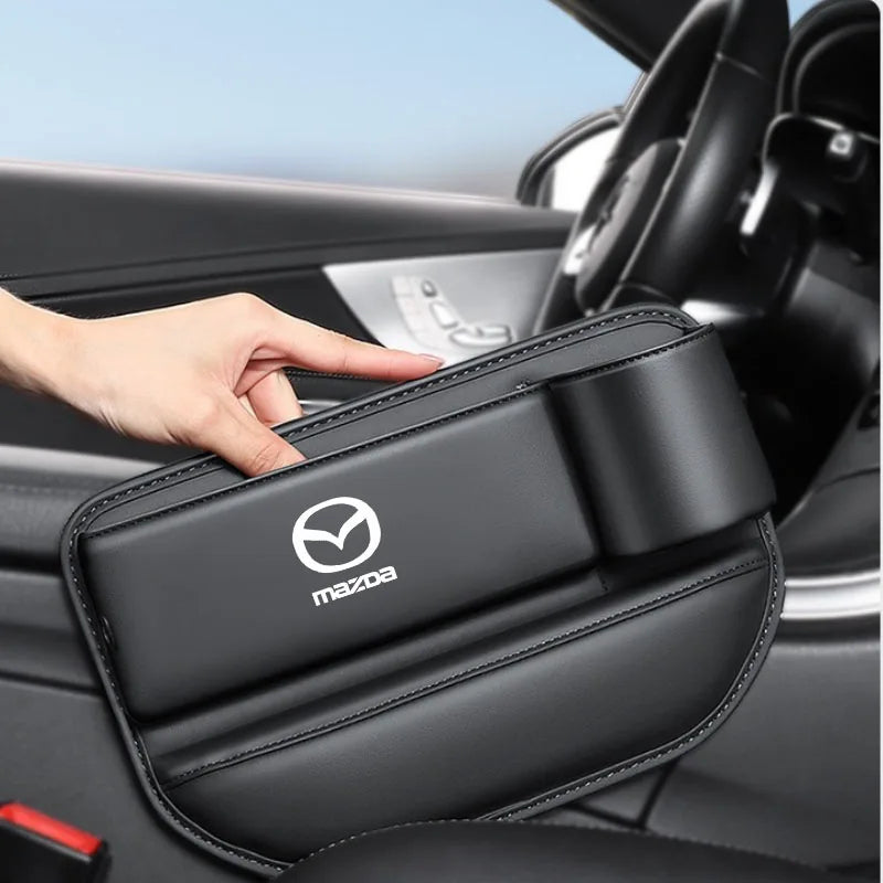 Mazda Leather Car Seat Gap Storage Box