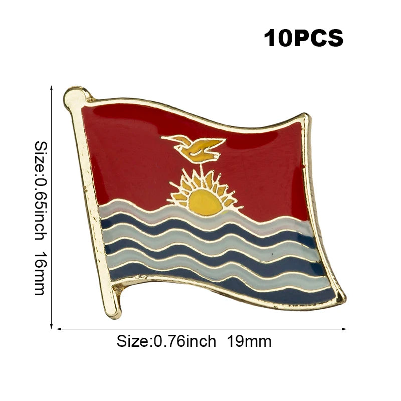 10pcs a lot   Flag Laple Pin Badge Brooch Cambodia Canada Czech Rep. Zimbabwe Kuwait Croatia Kenya Kazakhstan Haiti
