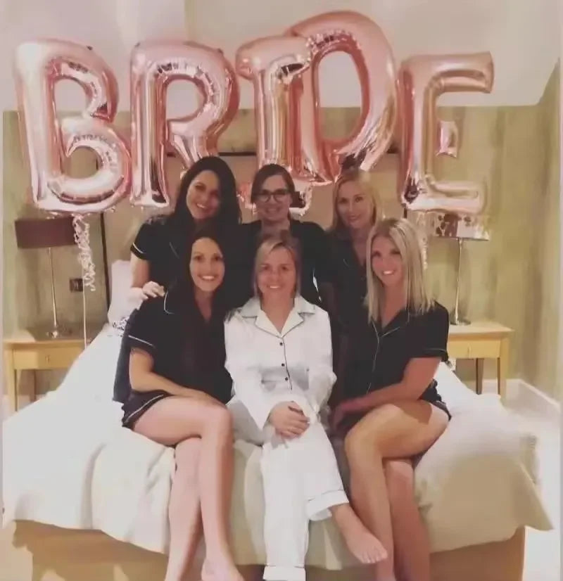 Rose Gold Team Bride Foil Balloons Hen Bachelorette Party