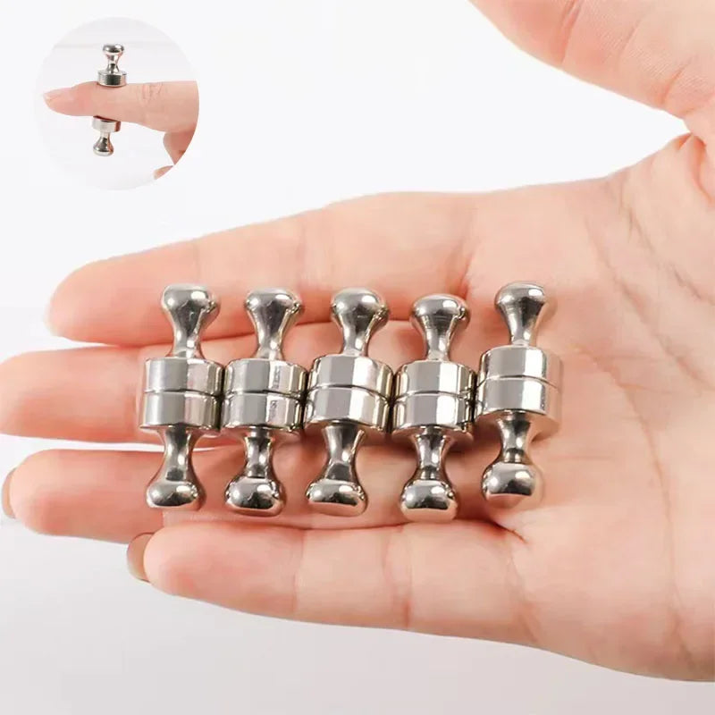 5/20pcs Magnetic Pins Neodymium Magnetic Thumbtacks for Whiteboard Cone Super Strong Fridge Pushpin Magnets Home Storage Tools