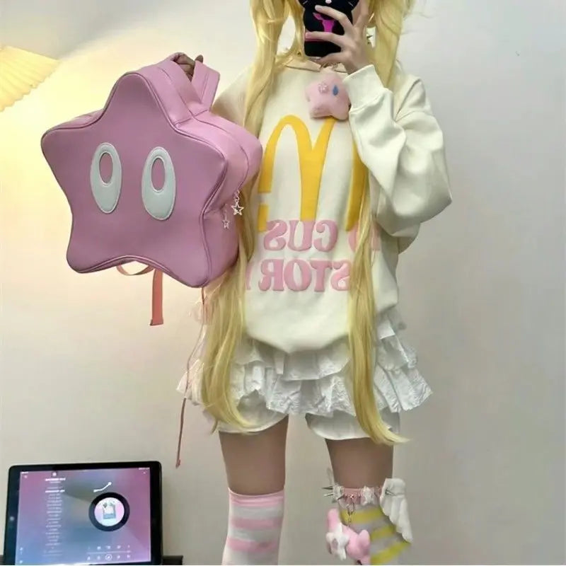 Japanese Pumpkin Puffy Cake Soft Girl Skirts Y2k Sweet Cute Jupe 2000s Abby Niche Slim Subculture Sweet All-match Mini Skirt