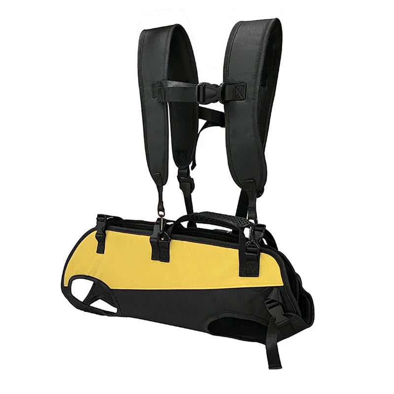 Pet Backpack Carrier Multi-Functional Airbag Shoulder Strap Outdoor Walking Support Stretcher Bag Cycling Dog Backpack