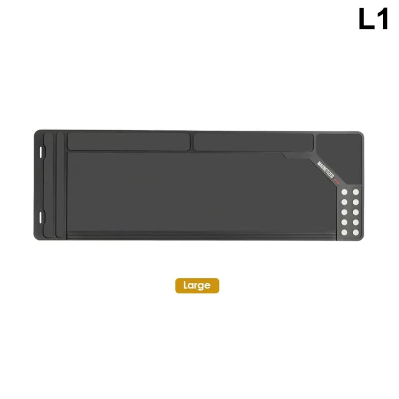 Gun Cleaning Mat Rifle Pistol Gun Mat With Magnetic Dots Non-Slip With Organizer Parts Tray Protective Workbench Mat