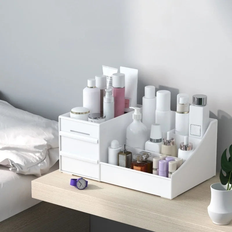 Desktop drawer style cosmetic storage box dressing table shelf file storage box