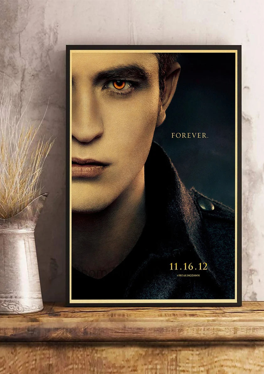 Film TV Movie Twilight Vintage Posters Wall Bedroom Painting Nostalgia Decor Aesthetic Cartoon Art Gift Print Art Wall Paintings