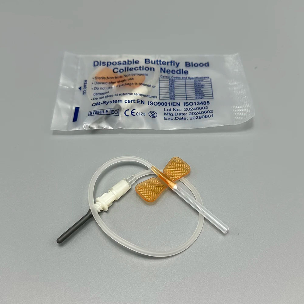 50pcs/lot Disposable Butterfly Blood Collection Needle double wing type Blood Collection Needle Pet Care Room Cat Dogs Animal