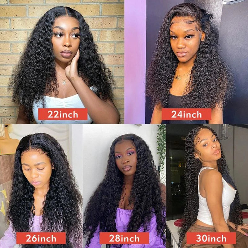Water Wave 13x4 13x6 Lace Front Wigs Human Hair