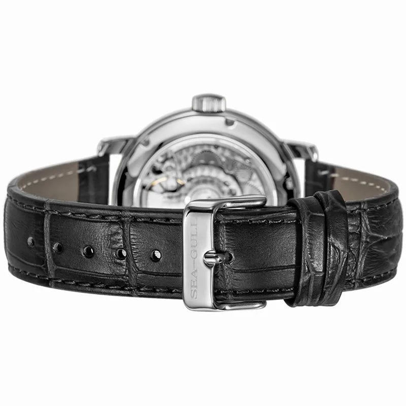 Seagull Luxury Watch Business Waterproof Male Clock Date Stainless