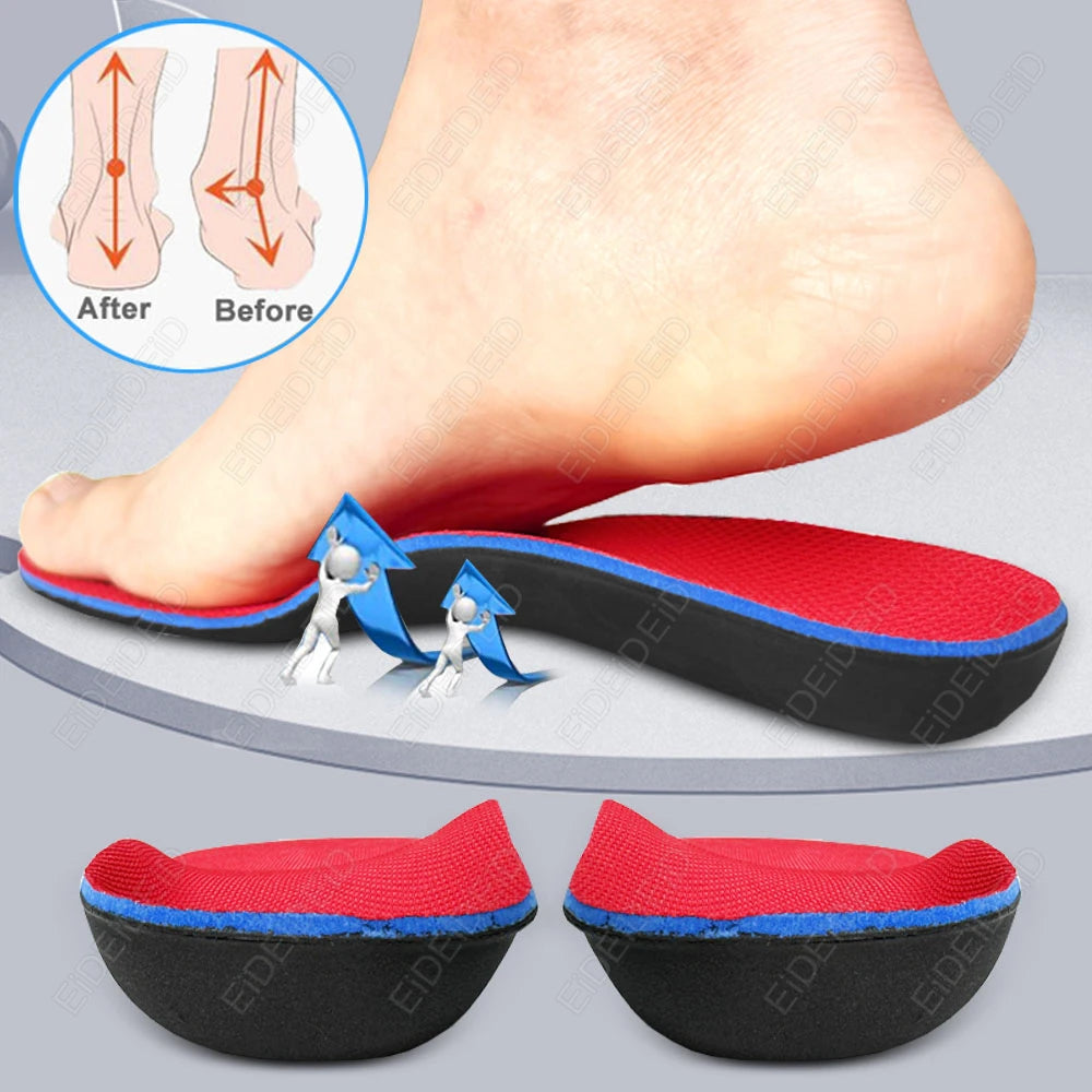 Memory Form Insoles Orthopedic Insoles Flat Foot Arch Support Insole Shoe Pad Inserts Accessoire Chaussure Inlegzolen Palmilha