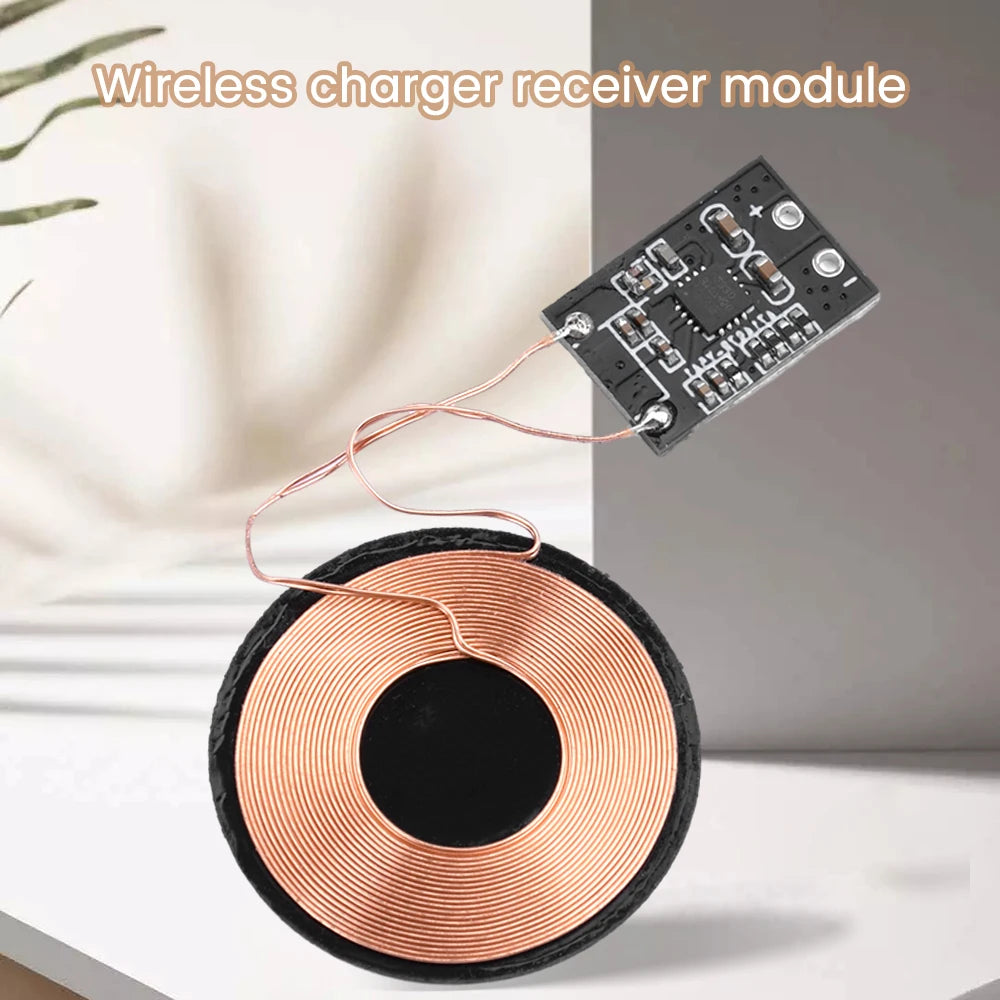 Wireless Charger Receiver Module Wireless Charging Small Receiving PCBA Board Power Supply Coil Module For Smart Phone 3W 5W
